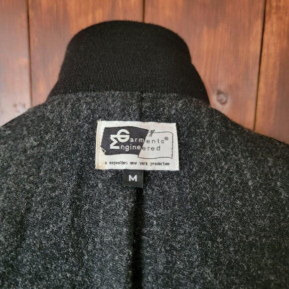 Engineered Garments Men M Black Flight Bomber Jacket USA Wool Lined Nepenthes - Picture 16 of 16